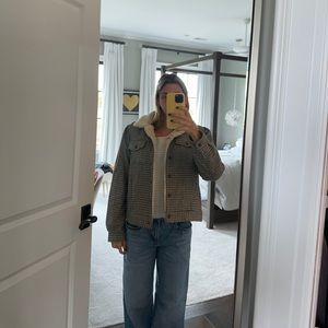 Free People Shearling Lined Jacket